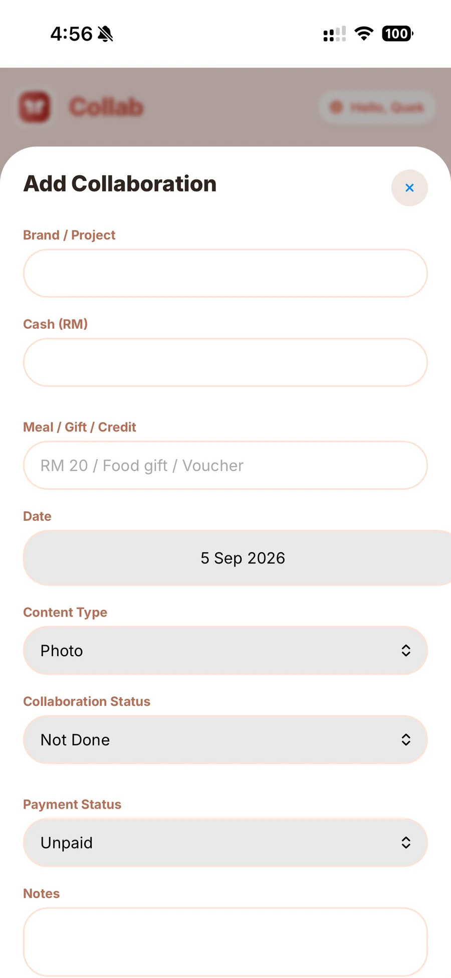 Collab — 新增 Collaboration
